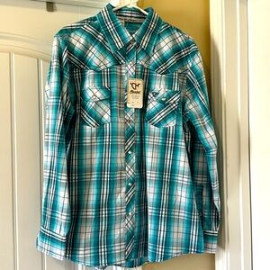 BNWT Cowgirl Hardware Shirt, size L